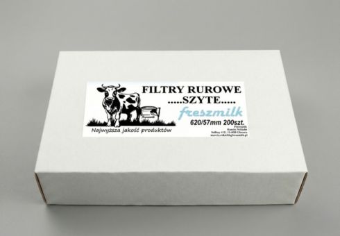 Pudełko filtry rurowe szyte 620/60 - wkłady do dojarek DeLaval