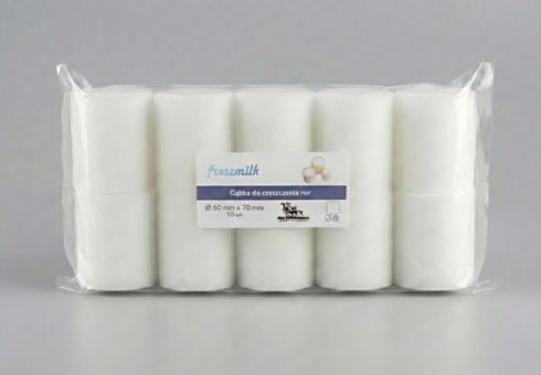 Gąbki do czyszczenia rur mlecznych 60/70 mm - wkłady czyszczące do rur fi 40 mm