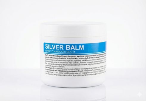 Pudełko Silver Balm - maść z nanosrebrem na wymię